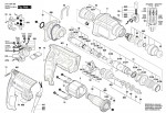 Bosch 3 611 B5A 460 GBH 2-20 D Rotary Hammer 110 V / GB Spare Parts GBH2-20D
